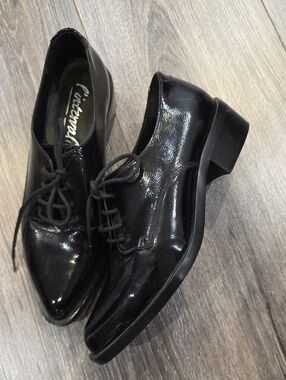 L'intervalle Black Leather Shoes Size 37